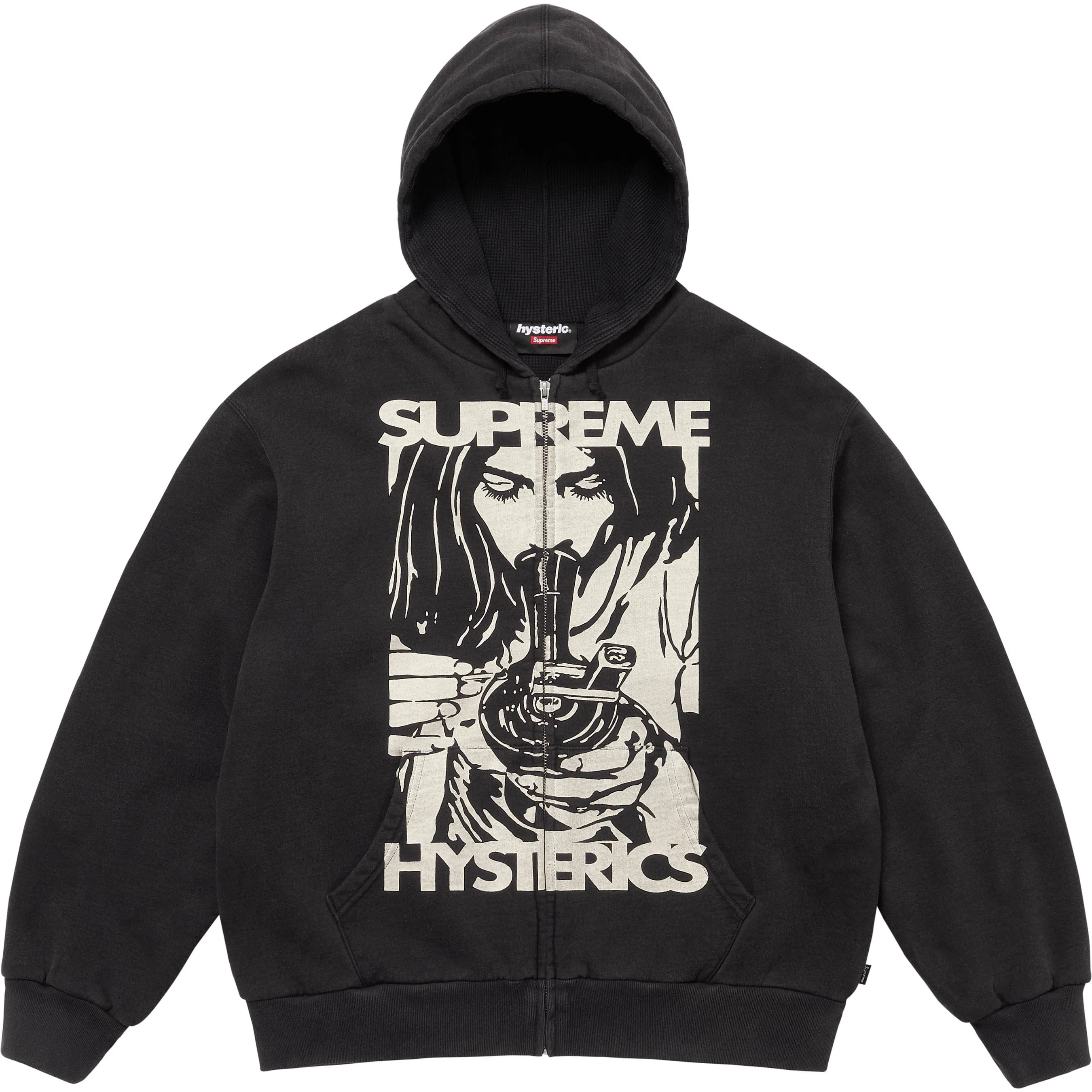 Supreme®/HYSTERIC GLAMOUR Thermal Lined Zip Up Hooded Sweatshirt view 9